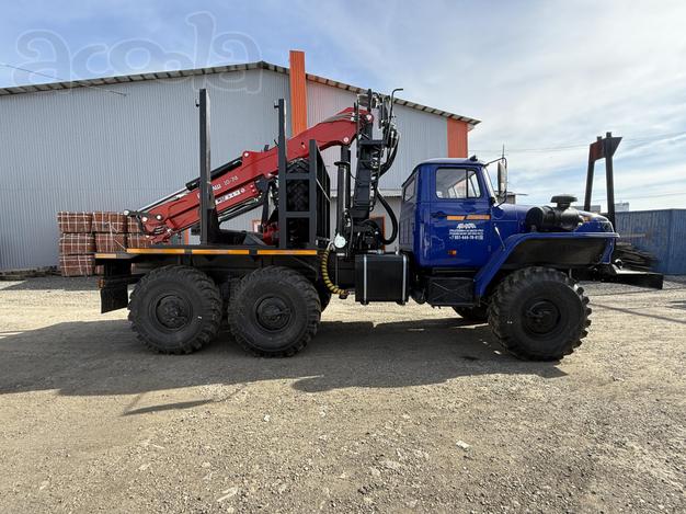 Урал 5557, капитальный ремонт с прицепом роспуском